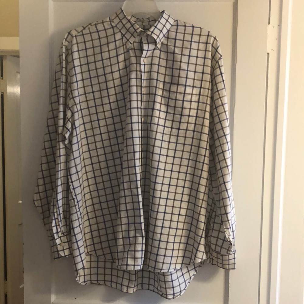 Peter Millar plaid dress shirt XL